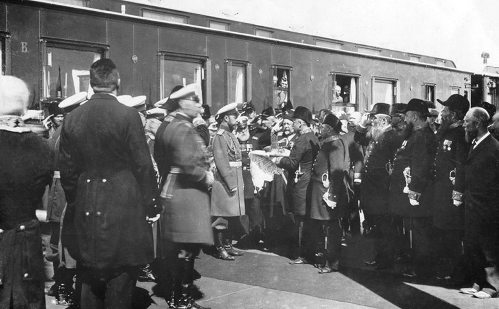 встреча депутацией Николая II на Уральском вокзале в Пензе
