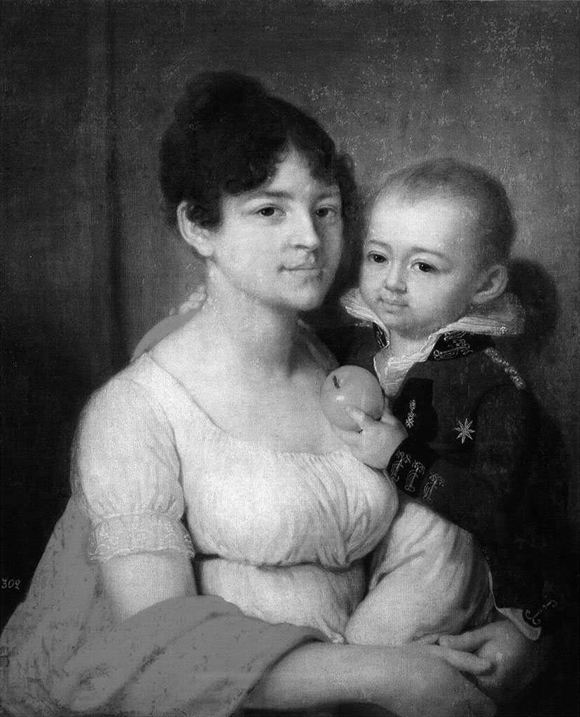 В. Л. Боровиковский, Портрет неизвестной с ребенком