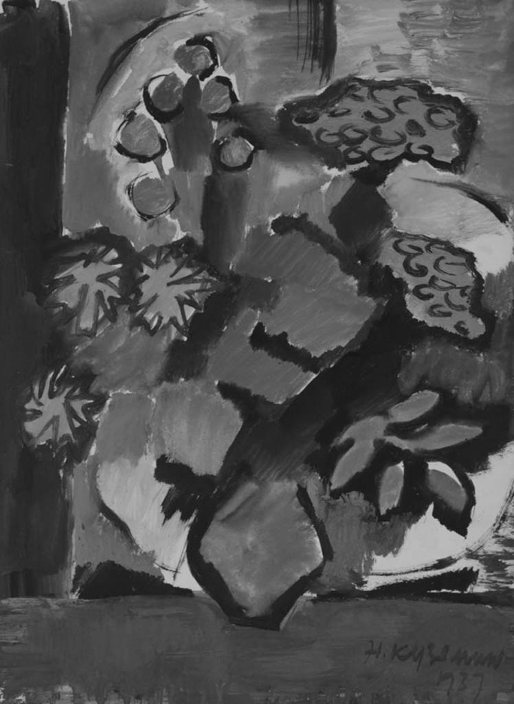 Н. В. Кузьмин, Букет на подоконнике, 1937 год