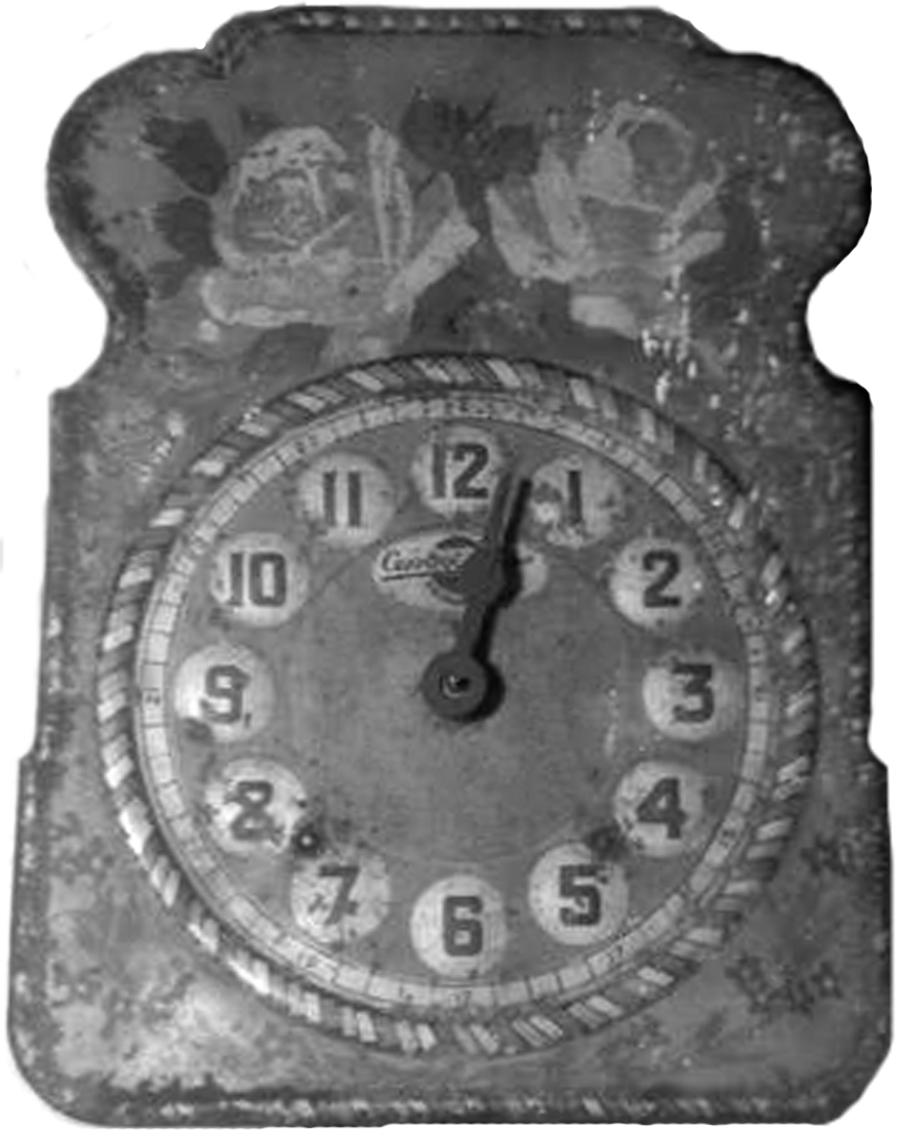 Сердобский часовой завод, СЧЗ, часы ходики, вариант циферблата Розы