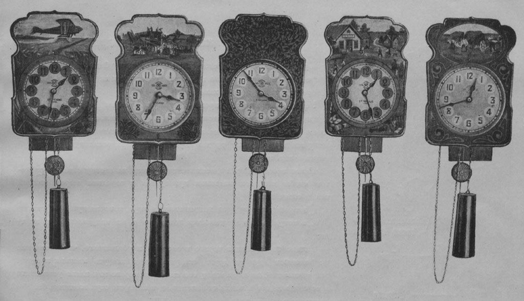 часы-ходики 2-го Государственного часового завода