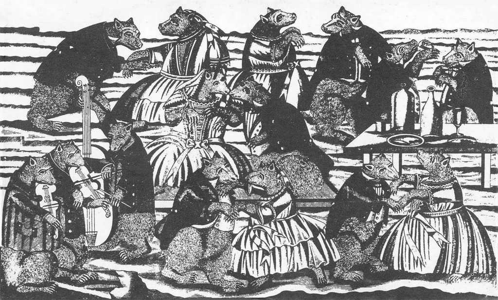 Свадьба медведя Мишки косолапаго. Конец XIX  века