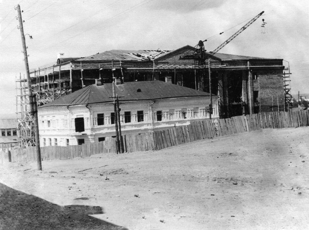 Строительство Дома культуры Часового завода, 1958 год